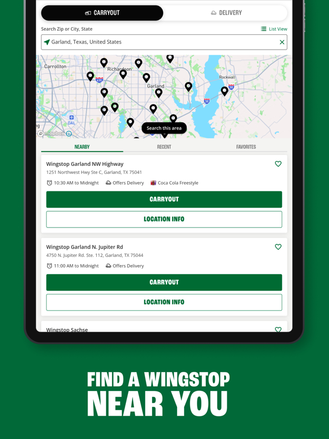 ‎Wingstop Screenshot