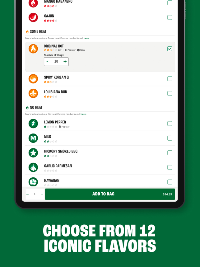 ‎Wingstop Screenshot
