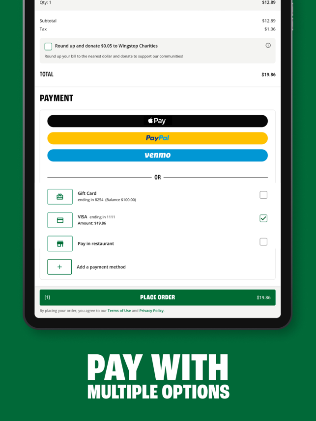 ‎Wingstop Screenshot