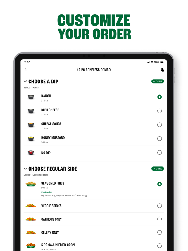 ‎Wingstop Screenshot