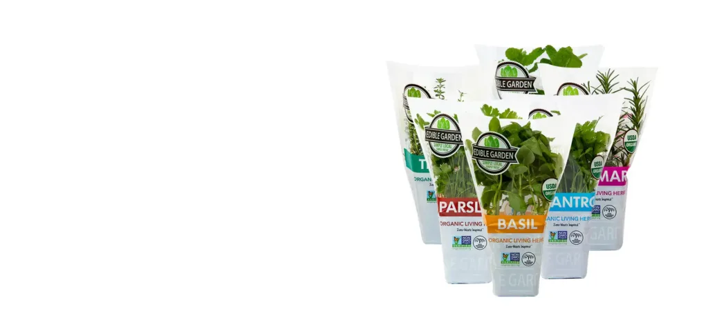 Edible Garden Products Now Available at Seasons Kosher and New Lincoln Market Locations 2 edible garden herbs