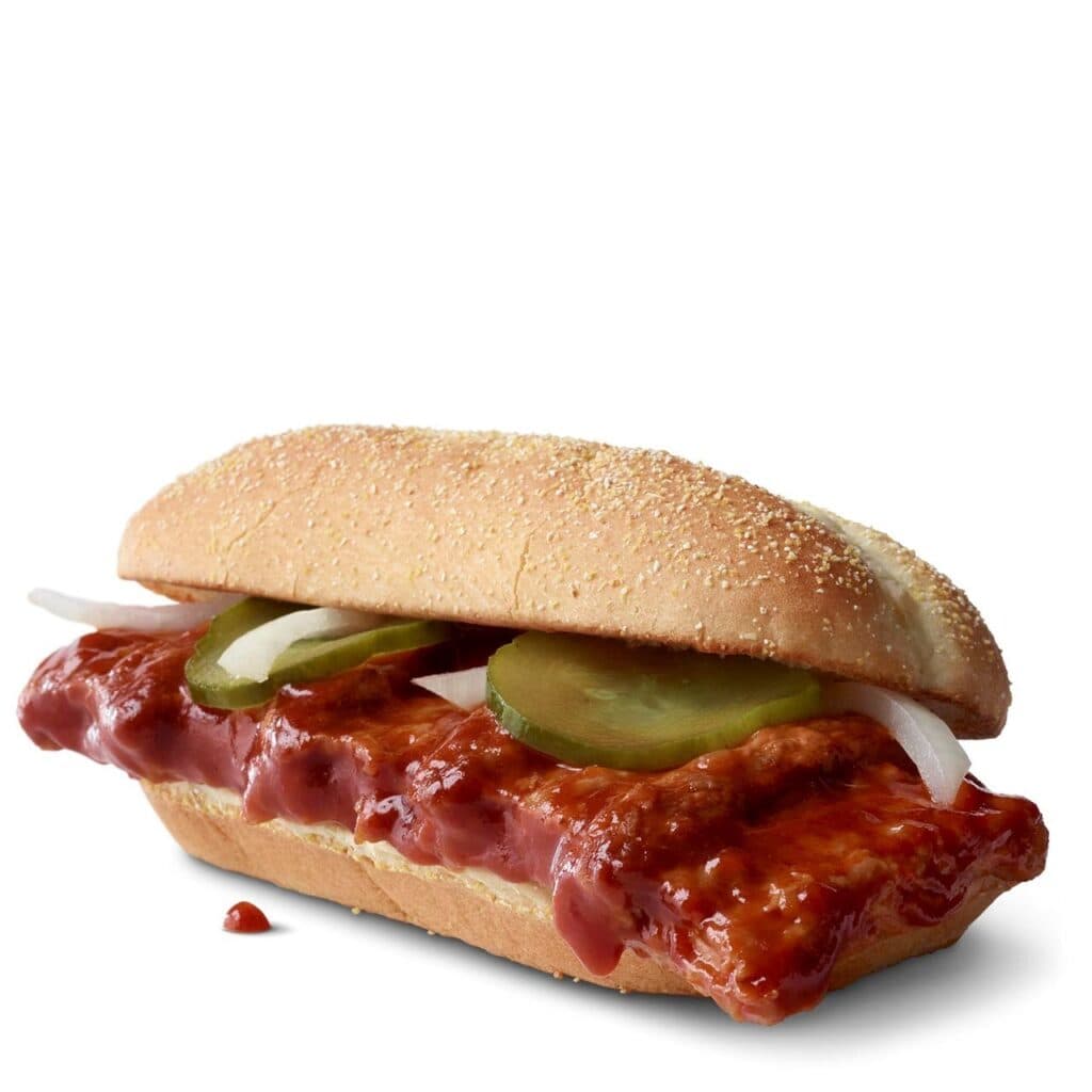 McDonald's Brings Back McRib for the Holidays 2 McRib Sandwich