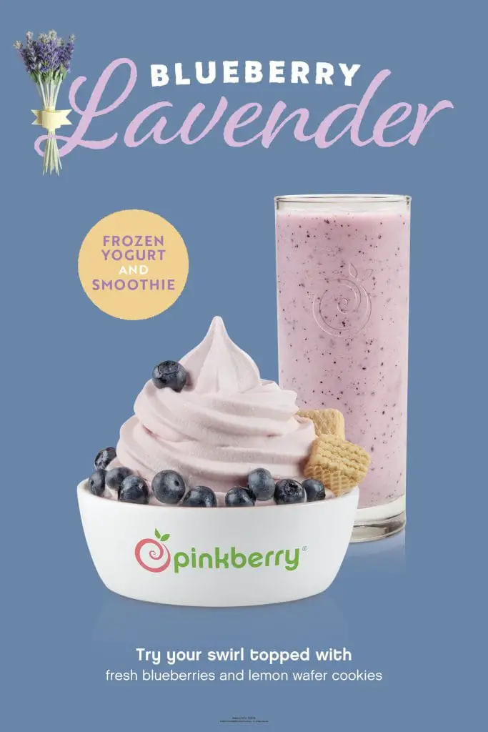 Pinkberry Unveils Blueberry Lavender Swirl: A Spring Treat! 2 Pinkberry Now Serving New Blueberry Lavender Swirl and Smoothie in Stores Nationwide for Limited Ti