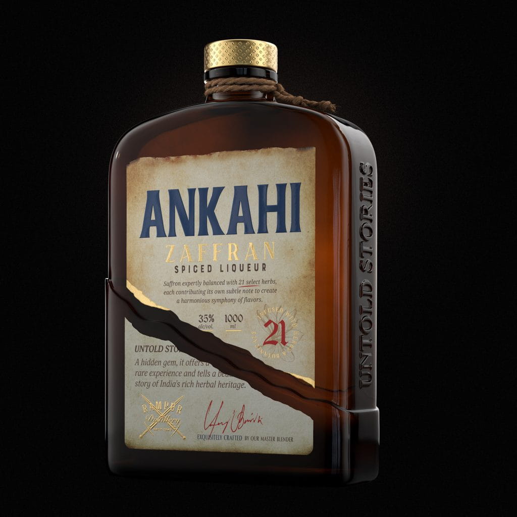 Rampur Distillery Unveils Ankahi Zaffran Spiced Liqueur at ProWein 2025 2 Rampur Distillery Ankahi Spiced Liqueur 4