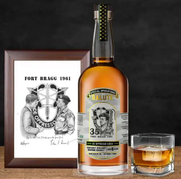 Heritage Distilling Co. Launches De Oppresso Liber Bourbon to Honor Green Berets 2 de oppersor liber image